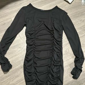 Scrunchy bodycon dress